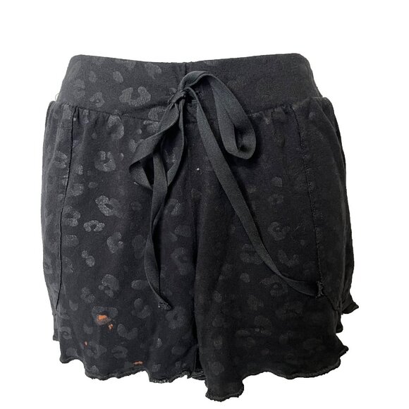 Cheetah Print Shorts Size Small Lounge Pants Festival Handmade Animal Leopard S - Picture 1 of 14